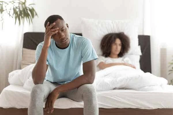 Man upset about ED symptoms Notting Hill