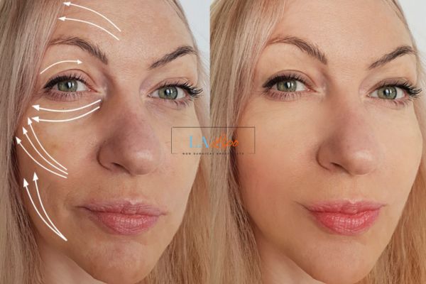 Morpheus 8 results Notting Hill face lift.